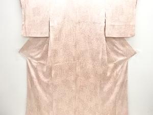 板締め絞り　色紙模様小紋着物